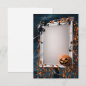 Halloween Blank Invitation Kaart #22 (Voorkant / Achterkant)
