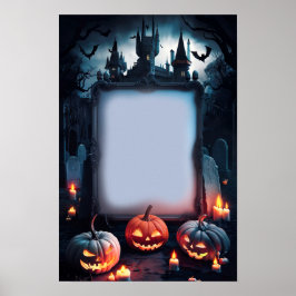 Halloween Blank Invitation Poster #1