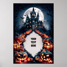 Halloween Blank Invitation Poster #10