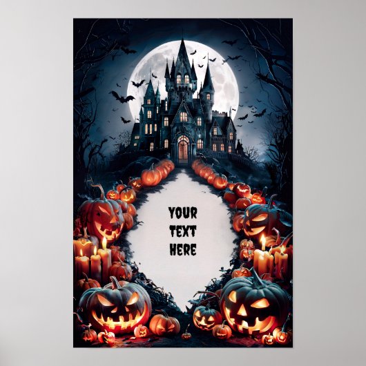 Halloween Blank Invitation Poster #10 (Voorkant)