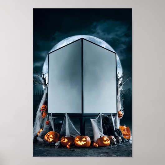 Halloween Blank Invitation Poster #2 (Voorkant)