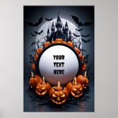 Halloween Blank Invitation Poster #2 (Voorkant)