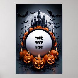 Halloween Blank Invitation Poster #2