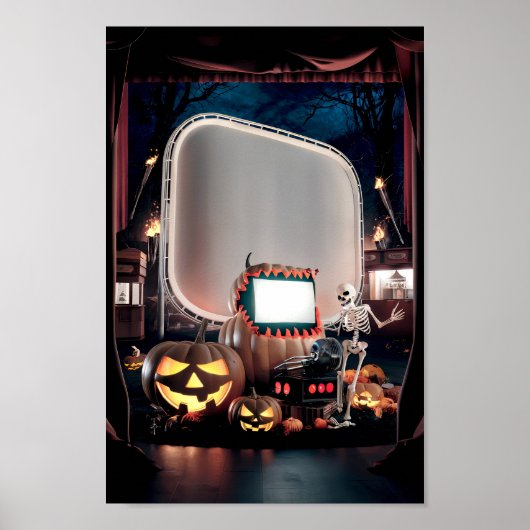 Halloween Blank Invitation Poster #3 (Voorkant)