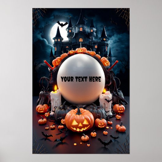Halloween Blank Invitation Poster #5 (Voorkant)