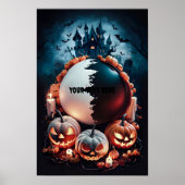 Halloween Blank Invitation Poster #7 (Voorkant)