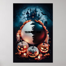 Halloween Blank Invitation Poster #7