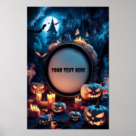 Halloween Blank Invitation Poster #8