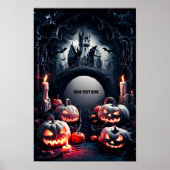 Halloween Blank Invitation Poster #9 (Voorkant)