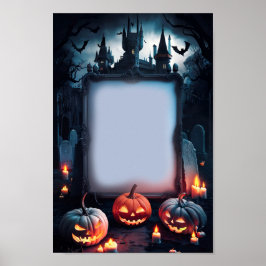 Halloween Blank Invitation Poster Lijst #11