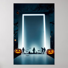 Halloween Blank Invitation Poster Lijst #8