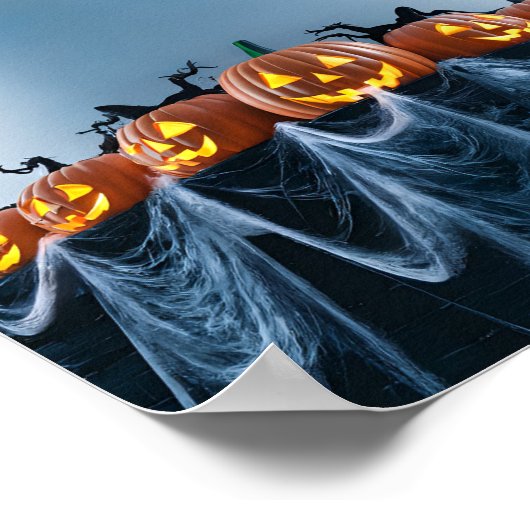 Halloween Blank Invitation Poster Lijst #9 (Hoek)