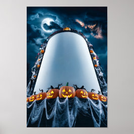 Halloween Blank Invitation Poster Lijst #9