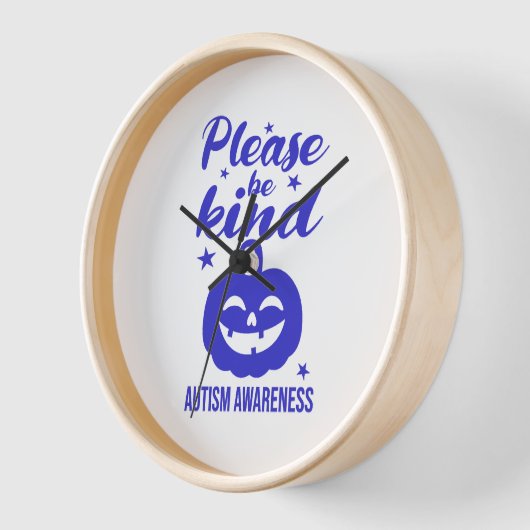 Halloween Blauwe Pompoen Autisim Bewustzijn (Hoek)