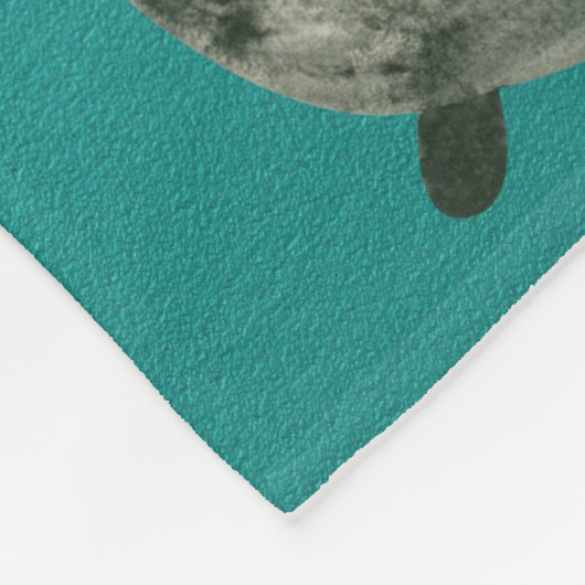 Halloween Blauwgroen en groen Fleece Deken (Hoek)