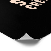 Halloween Blijf Creepy Goat Gift Poster (Hoek)