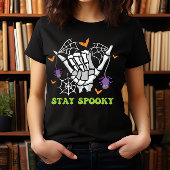 HALLOWEEN BLIJF SPOOKY SKELET HAND T-SHIRT