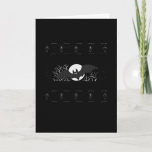Halloween Blijf Spooky Vleermuis Halloween Cadeaus Kaart