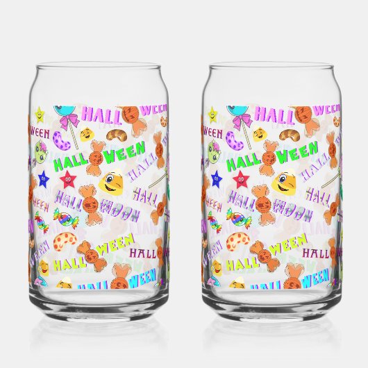 Halloween Blikvorm Glas (Links)