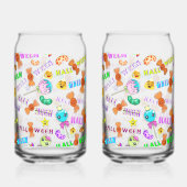 Halloween Blikvorm Glas (Achterkant)