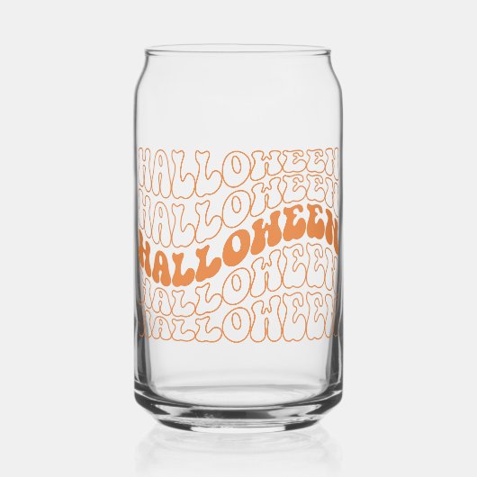 Halloween Blikvorm Glas (Voorkant)