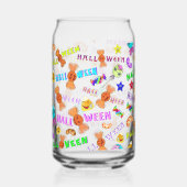 Halloween Blikvorm Glas (Voorkant)