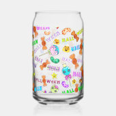 Halloween Blikvorm Glas (Achterkant)