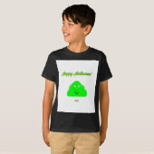 Halloween Blob Boys Black Basic T-Shirt (Voorkant volledig)