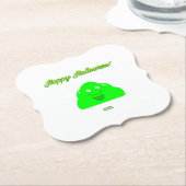 Halloween Blob Bracket Paper Onderzetter (Gekanteld)