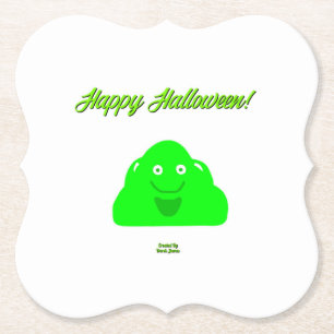 Halloween Blob Bracket Paper Onderzetter
