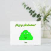 Halloween Blob Briefkaart (Staand voorkant)