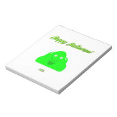 Halloween Blob Notitieblok (14 cm x 15,2 cm) (Linkerzijde)