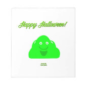 Halloween Blob Notitieblok (14 cm x 15,2 cm) (Voorkant)