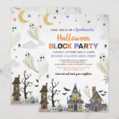Halloween Block Party Kaart (Voorkant / Achterkant)