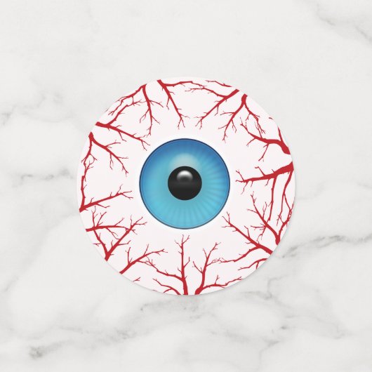 Halloween bloeddoorlopen oogballen confetti (Kleine voorkant)