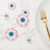 Halloween bloeddoorlopen oogballen confetti (Groep)