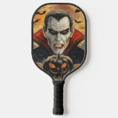 Halloween, Bloeddorstige Vampier Pickleball Paddle (Achterkant)