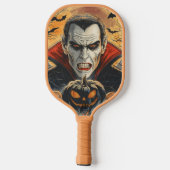 Halloween, Bloeddorstige Vampier Pickleball Paddle (Achterkant)