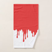 Halloween bloeddruppelaar bad handdoek (Handdoek)