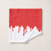 Halloween bloeddruppelaar bad handdoek (Wasdoekje)