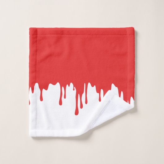 Halloween bloeddruppelaar bad handdoek (Wasdoekje)