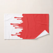 Halloween bloeddruppelaar bad handdoek (Handdoek)