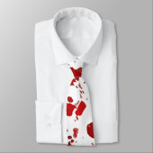 Halloween bloedspatenkoorts stropdas (Gebonden)