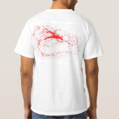 Halloween bloedspatT-shirt T-shirt (Achterkant)