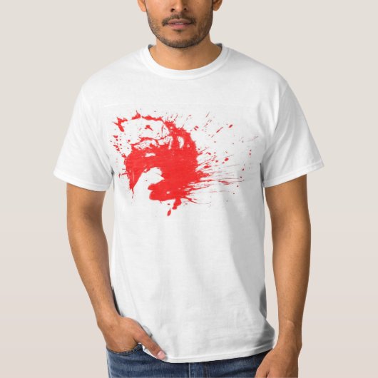 Halloween bloedspatT-shirt T-shirt (Voorkant)