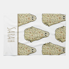  Halloween Bloemen Ghost Hand Theedoek