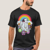 HALLOWEEN BLOEMEN REGENBOOG SPOOK T-SHIRT (Voorkant)