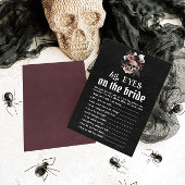 Halloween Bloemen Schedel Alle ogen op de bruid sp Kaart