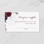 Halloween Bloemenluier Raffle Informatiekaartje (Voorkant)