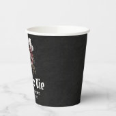 Halloween Bloemenskelet Bruid of Sterf Bruidsmeube Papieren Bekers (Links)